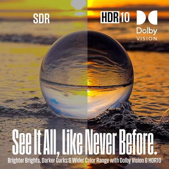 55″ Edgeless QLED 4K UHD Roku TV with Voice Remote