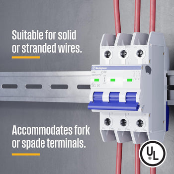 50A 3 Pole Miniature Circuit Breaker C Curve