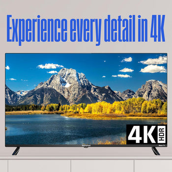 50″ Edgeless 4K UHD Roku TV with Voice Remote