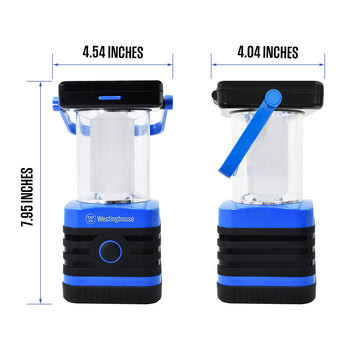 1000 LUMEN Solar Portable Rechargeable Lanterns, Set of 2
