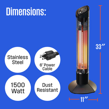 Portable Infrared Electric Outdoor Heater