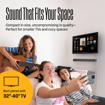 2.0 Channel Mini Soundbar
