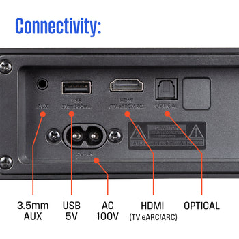 2.0 Channel Mini Soundbar