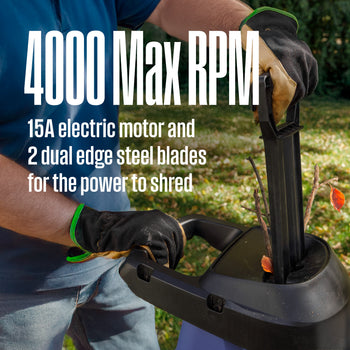 1.7 Inch Capacity Shredder Chipper
