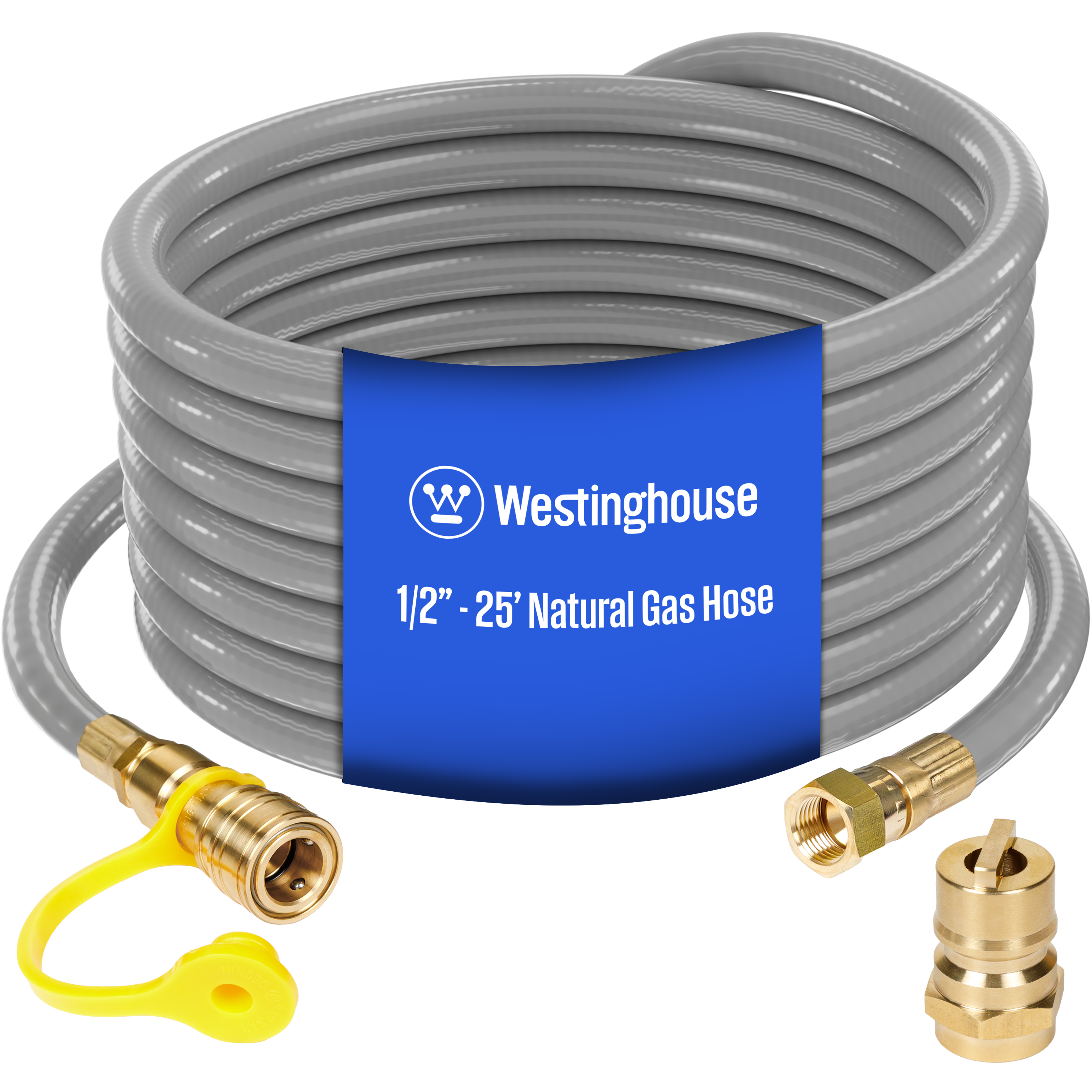 25' Natural Gas Hose: 1/2