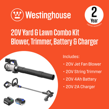 Cordless 20V Leaf Blower/String Trimmer Kit
