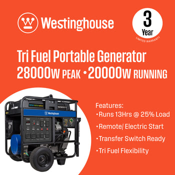 WGen20000TFc - Tri-Fuel with CO Sensor