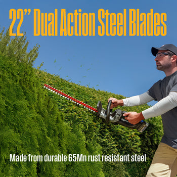 Cordless 20V Hedge Trimmer - Tool Only