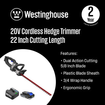 Cordless 20V Hedge Trimmer