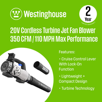 Cordless 20V Leaf Blower - Tool Only