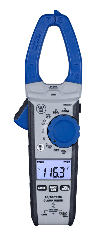 600A True RMS Auto ranging Clamp Meter