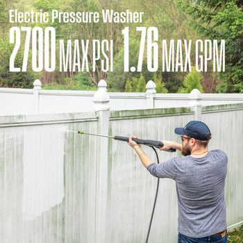 WPX2700e Electric Pressure Washer