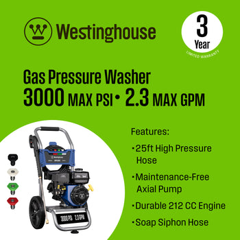 WPX3000 Pressure Washer