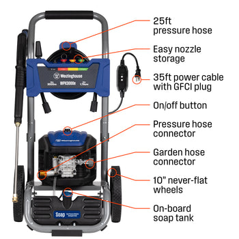 WPX3000eM Electric Pressure Washer Kit