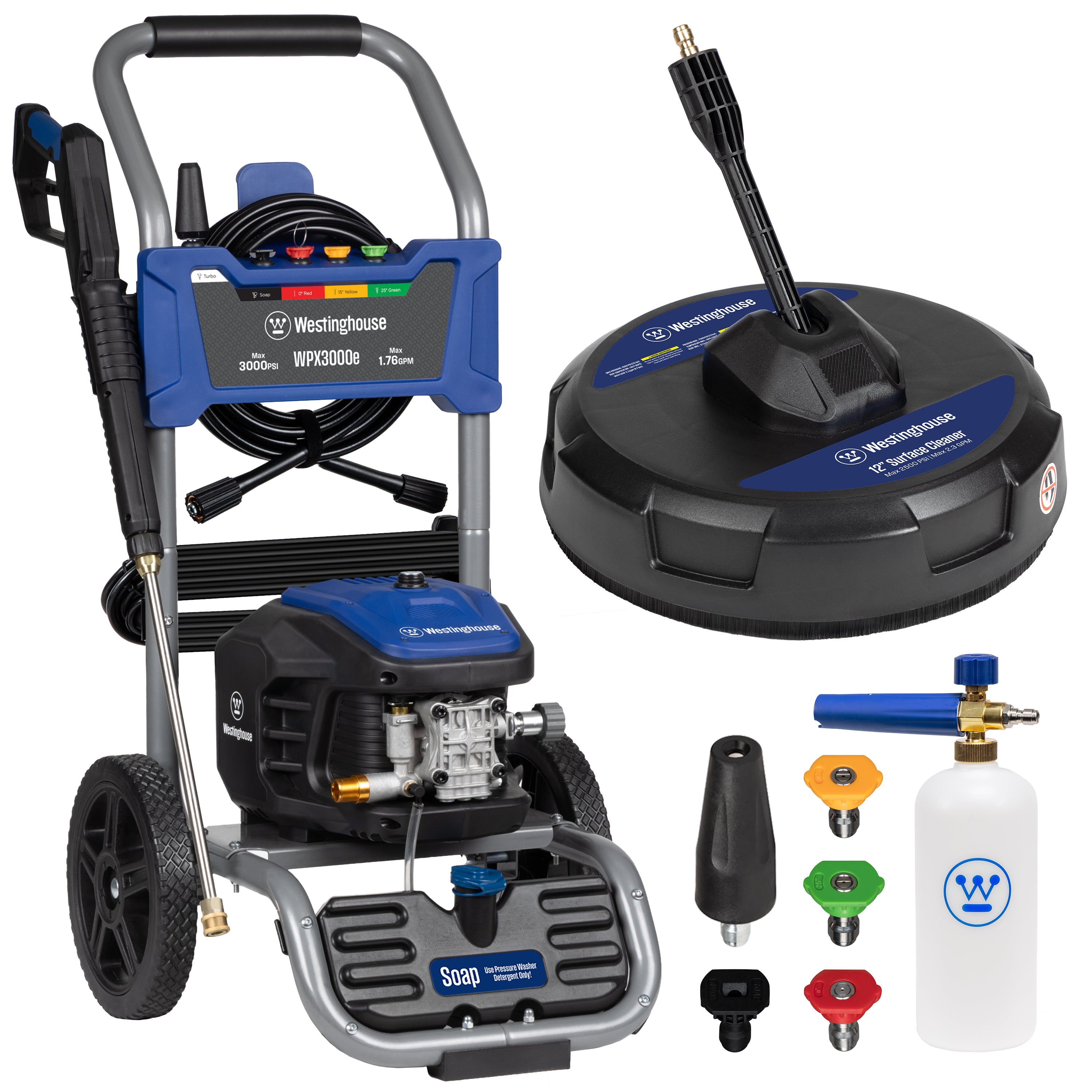 WPX3000eM Electric Pressure Washer Kit | Westinghouse