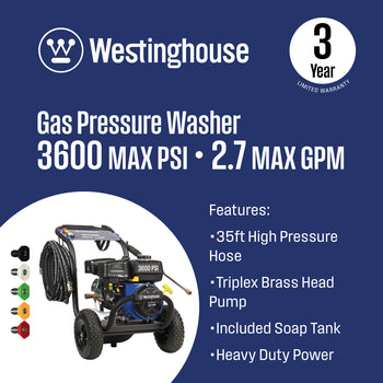 WPX3600 Pressure Washer