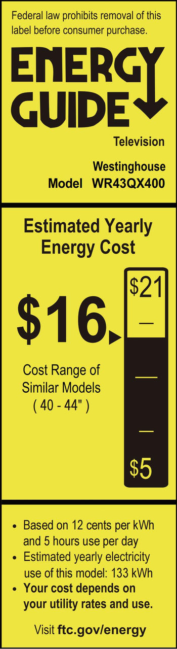 43″ Edgeless QLED 4K UHD Roku TV with Voice Remote