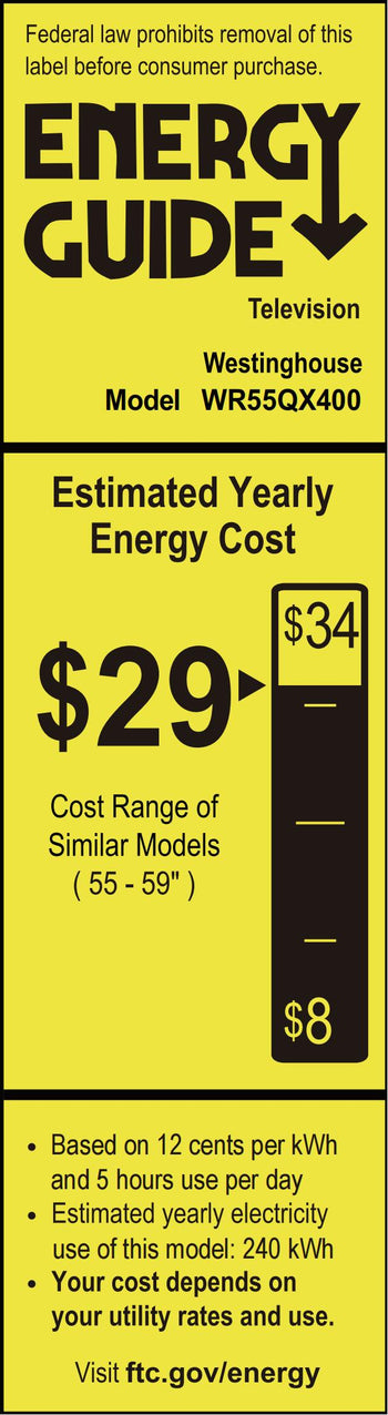 55″ Edgeless QLED 4K UHD Roku TV with Voice Remote