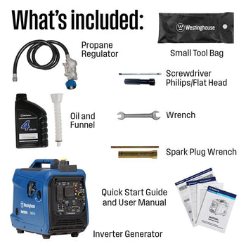iGen2550DFc Inverter Generator - Dual Fuel with CO Sensor
