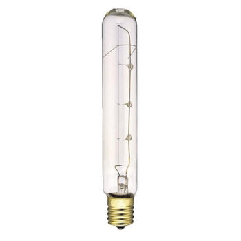 20 Watt T6 1/2 Incandescent Clear E17 (Intermediate) Base, 130 Volt, Box