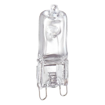40 Watt T4 JCD Halogen Clear G9 Base, 120 Volt, Card
