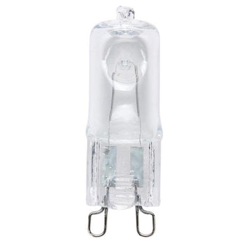 35 Watt T4 JCD Halogen Clear G9 Base, 120 Volt, Card