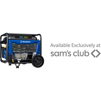 Westinghouse | WGen5300DFv portable generator available exclusively at Sam's Club.