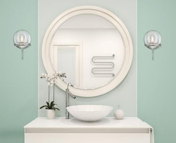 Marla One-Light Indoor Wall Fixture, Brushed Nickel Finish