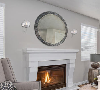 Marla One-Light Indoor Wall Fixture, Brushed Nickel Finish