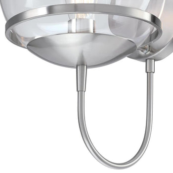 Marla One-Light Indoor Wall Fixture, Brushed Nickel Finish