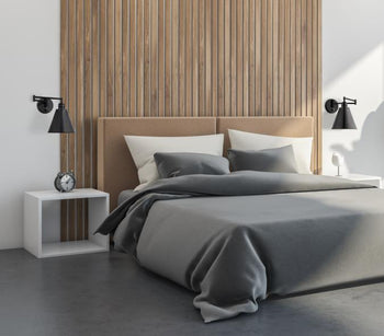 Trocadero One-Light Swing Arm Wall Fixture with On/Off Switch, Matte Black Finish