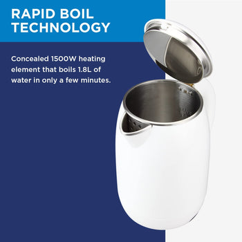Electric Cordless Kettle - White