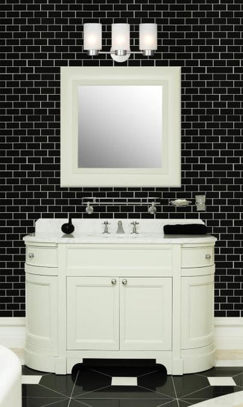 Sylvestre Three-Light Interior Wall Fixture, Brushed Nickel Finish with Frosted Seeded Glass