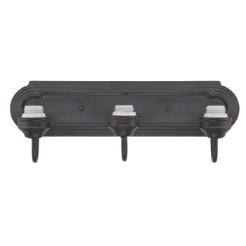 Three-Light Wall Fixture, Oil Rubbed Bronze Finish