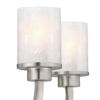 Ramsgate Five-Light Indoor Chandelier, Brushed Nickel Finish