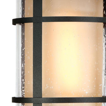 Albright One-Light Outdoor Medium Wall Lantern, Textured Black Finish