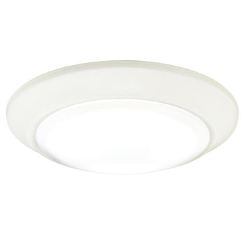 7-3/8-Inch Dimmable ENERGY STAR 4000K LED Indoor/Outdoor Surface Mount Ceiling Fixture, White Finish