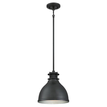 Kilian One-Light Indoor Pendant, Matte Brushed Gun Metal Finish