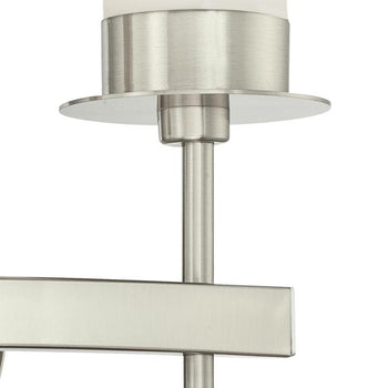 Roswell Two-Light Indoor Wall Fixture, Brushed Nickel Finish