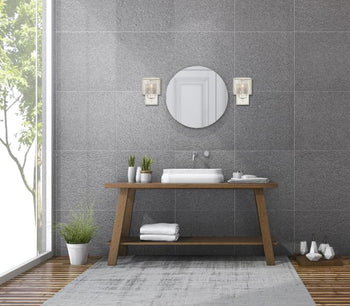 Morrison One-Light Indoor Wall Fixture, Brushed Nickel Finish