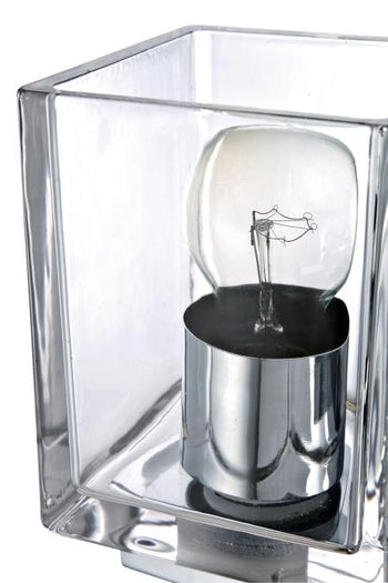 Nyle Two-Light Indoor Wall Fixture, Chrome Finish