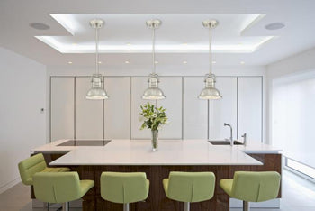 Boswell One-Light LED Indoor Mini Pendant, Brushed Nickel Finish