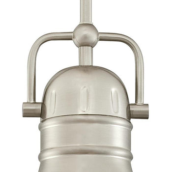 Boswell One-Light LED Indoor Mini Pendant, Brushed Nickel Finish