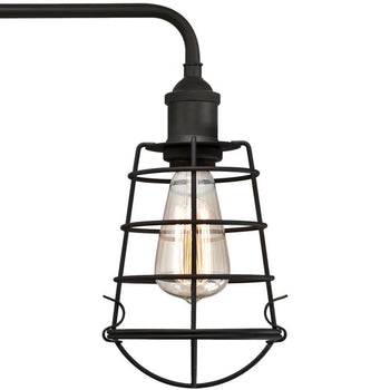Oliver Three-Light Indoor Wall Fixture, Oil Rubbed Bronze Finish