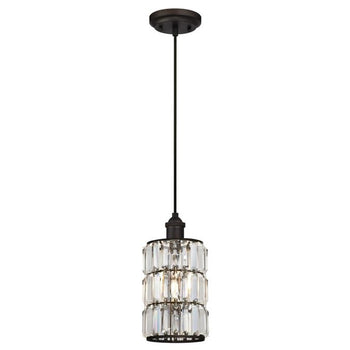 Sophie One-Light Indoor Mini Pendant, Oil Rubbed Bronze Finish
