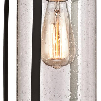 Grandview One-Light Outdoor Pendant, Oil Rubbed Bronze Finish with Highlights