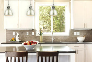 Madras One-Light Indoor Mini Pendant, Hammered Brushed Nickel Finish