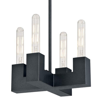 Skybridge Four-Light LED Indoor Pendant, Iron Finish