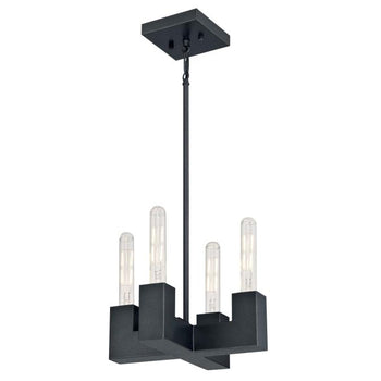 Skybridge Four-Light LED Indoor Pendant, Iron Finish