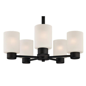 Sylvestre Five-Light Indoor Chandelier, Oil Rubbed Bronze Finish